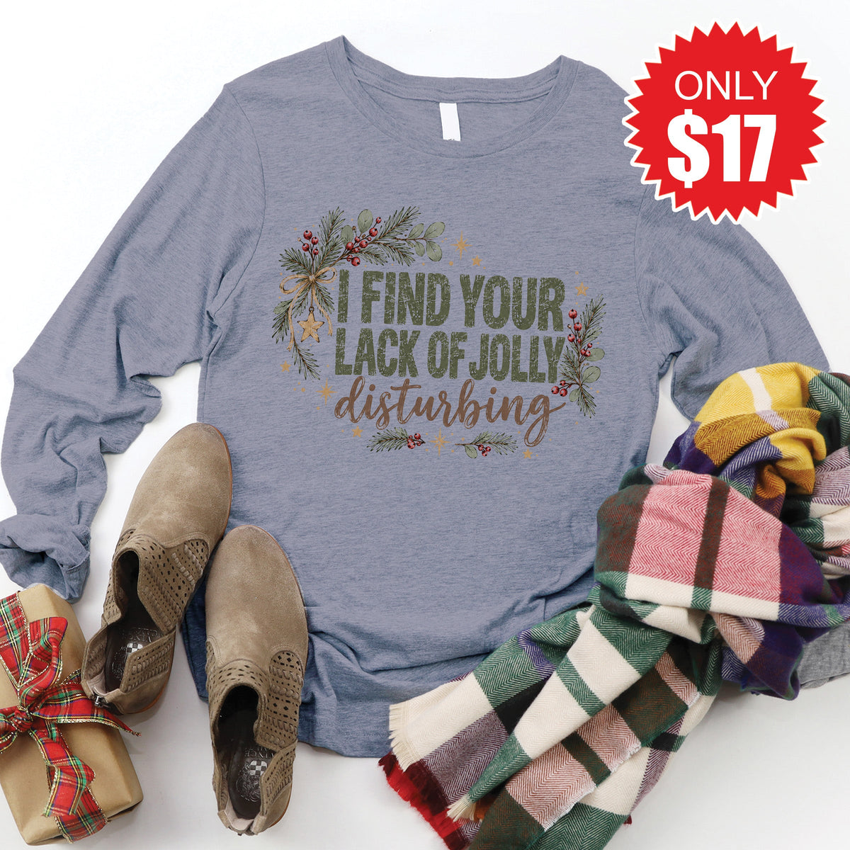 Lack of Jolly Long Sleeve - Heather Storm - 17 product image 1