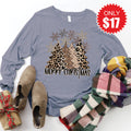 Merry Christmas Long Sleeve - Heather Storm - 17 product image 1