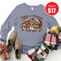 Feral and Festive Long Sleeve - Heather Storm - 17 product image 1