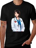 Doctor Superwoman T-Shirt - Stylish Medical Hero Design product image 1