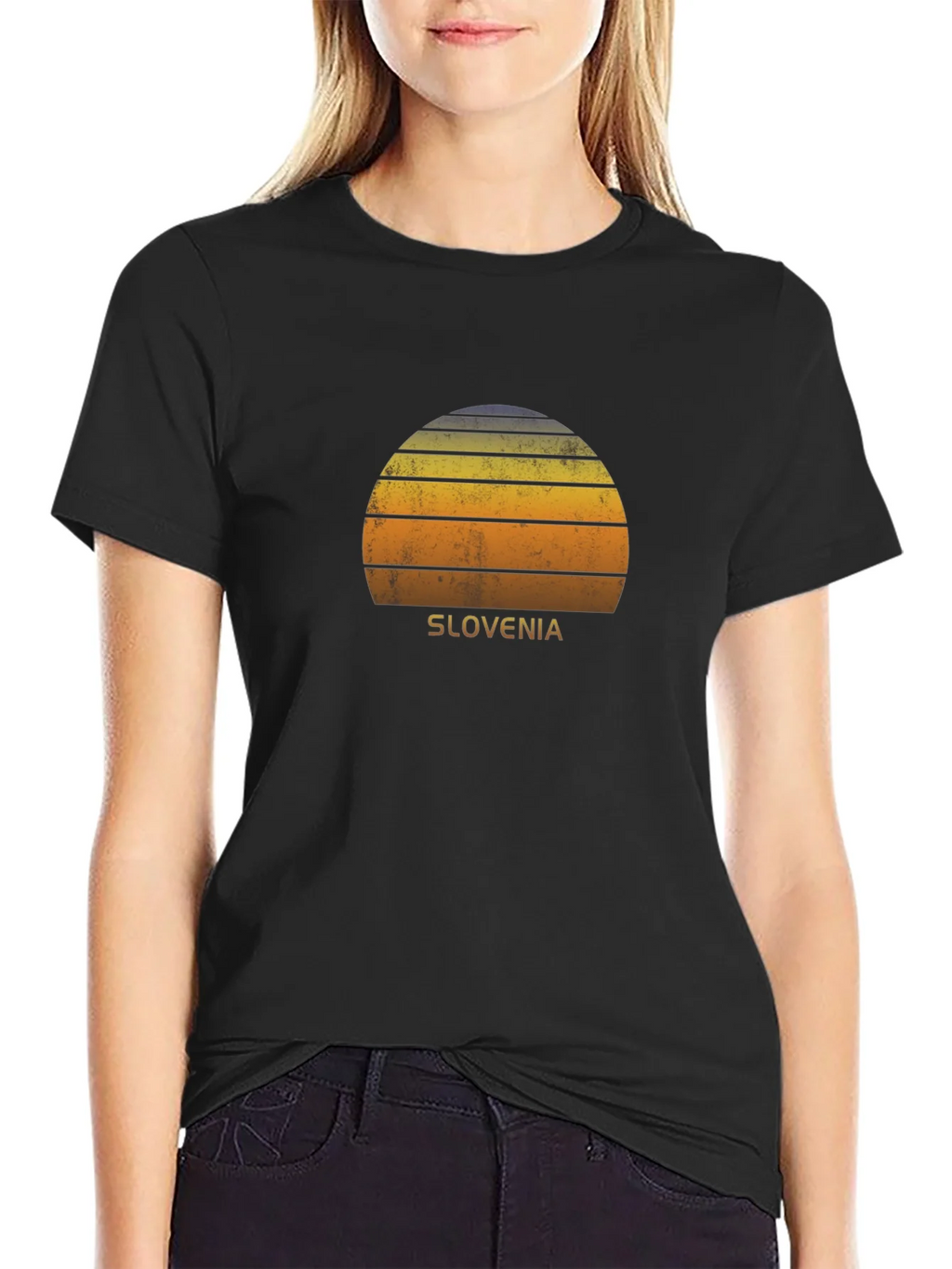 Slovenia Sunset Graphic T-Shirt product image 2