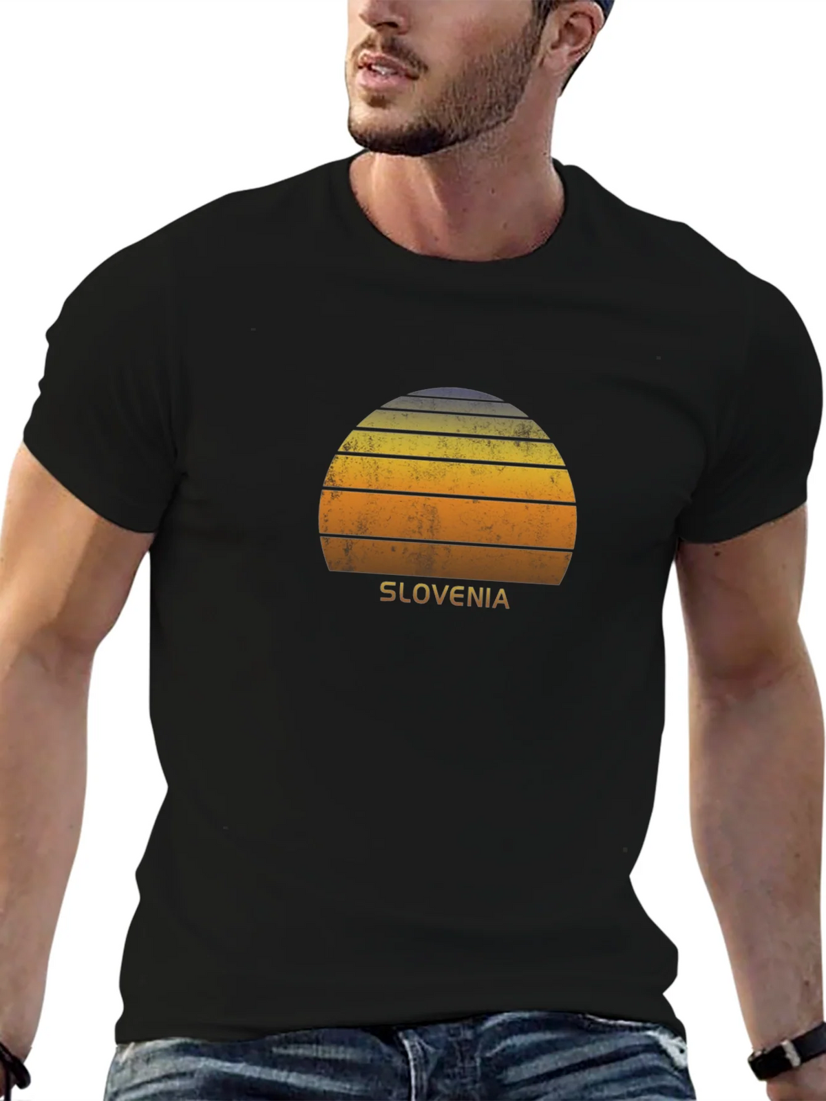 Slovenia Sunset Graphic T-Shirt product image 6