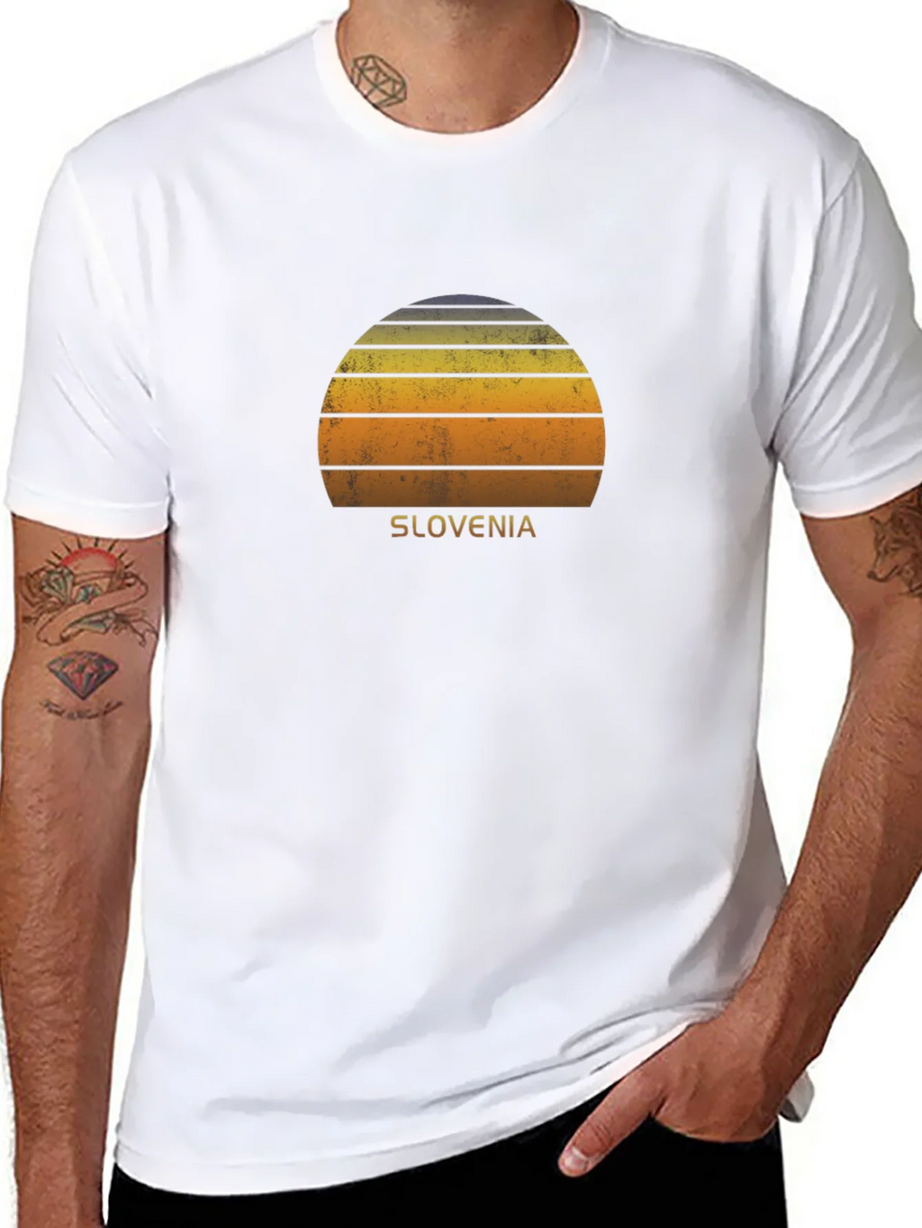 Slovenia Sunset Graphic T-Shirt product image 7