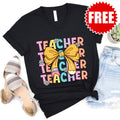 Teacher V-Neck - Heather Black - 0