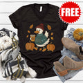 Cozy Season Duck V-Neck - Heather Black - 0