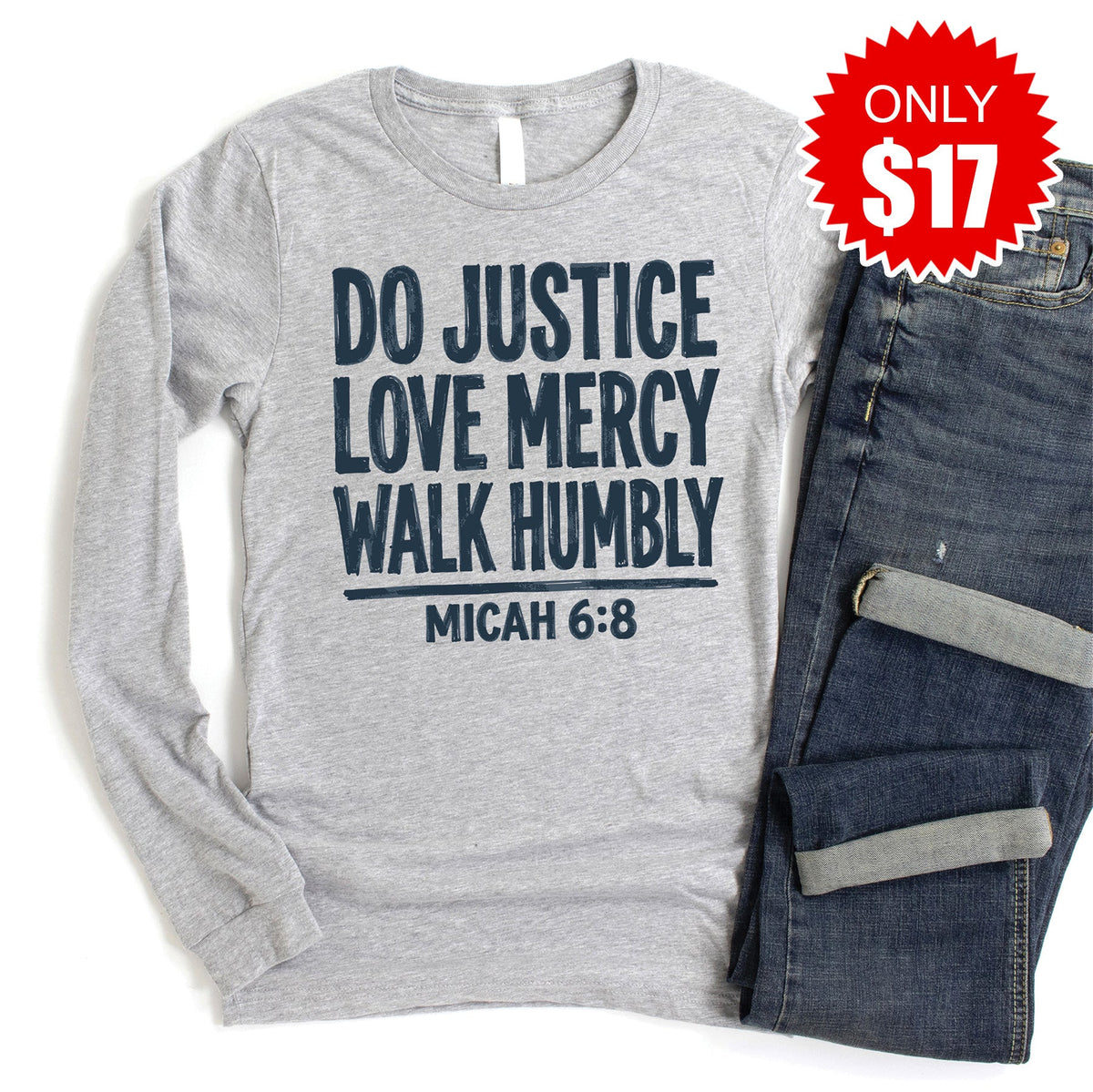 Do Love Walk Long Sleeve - Heather Grey - 17 product image 1
