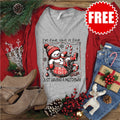 Just Having a Meltdown V-Neck - Heather Grey - 0