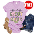 Not Lucky Simply Blessed V-Neck - 0