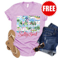 Salty Soul Beach V-Neck - 0