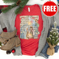 O Holy Night Tee - Heather Red - 0