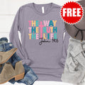 John 14:6 Long Sleeve - Heather Storm - 0