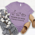 Walking by Faith Geese V-Neck