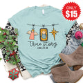 True Story Clothesline Tee - Heather Dusty Blue - 15 product image 1