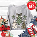Christmas Trees Sweatshirt - Heather Grey - 20 product image 1