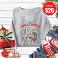 Jingle Horse Sweatshirt - Heather Grey - 20 product image 1