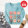 Happy Pigs Sweatshirt - Heather Lagoon - 20 product image 1