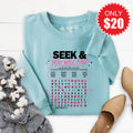 Seek And You Will Find Sweatshirt - Heather Lagoon - 20 product image 1