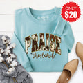 Praise The Lord Sweatshirt - Heather Lagoon - 20 product image 1