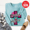 Created With A Purpose Sweatshirt - Heather Lagoon - 20 product image 1