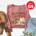 He Called Her Daughter Sweatshirt - Heather Mauve - 20 product image 1