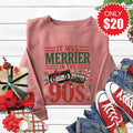 Merrier In The 90s Sweatshirt - Heather Mauve - 20 product image 1