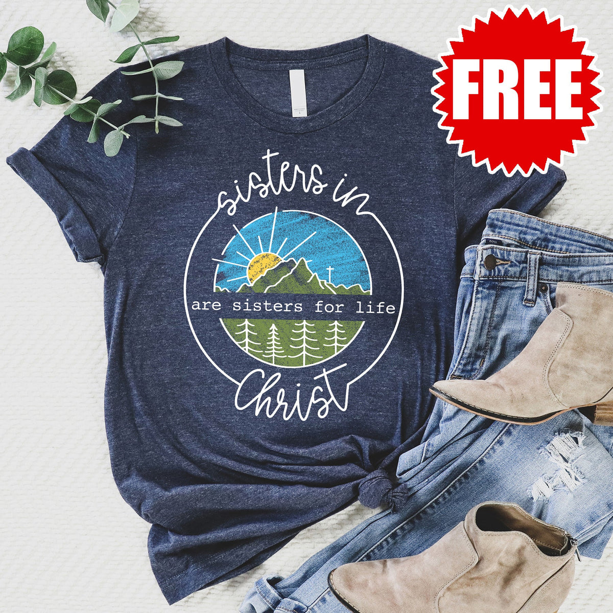 Sisters in Christ Tee - 0