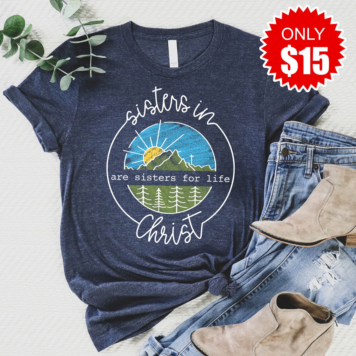 Sisters in Christ Tee - 15 product image 1