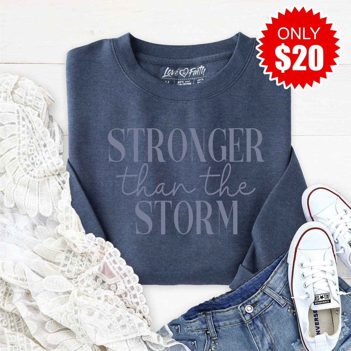 Stronger Than The Storm Sweatshirt - 20 product image 1