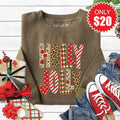Holly Jolly Sweatshirt - Heather Olive - 20 product image 1