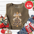 Christmas Tree Sweatshirt - Heather Olive - 20 product image 1