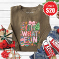 Oh What Fun Sweatshirt - Heather Olive - 20 product image 1
