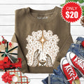 Nativity Sweatshirt - Heather Olive - 20 product image 1