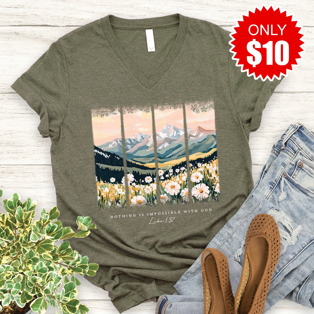 Nothing is Impossible V-Neck - 10