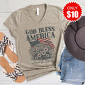God Bless America V-Neck - 10