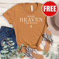 Make Heaven Crowded Tee - Heather Toast - 0