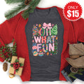 Oh What Fun Tee - Heather Charcoal - 15 product image 1