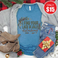 Lack of Jolly Tee - Heather Deep Teal - 15 product image 1