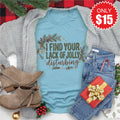 Lack of Jolly Tee - Heather Lagoon - 15 product image 1
