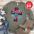 Created With A Purpose Long Sleeve - Heather Olive - 17 product image 1
