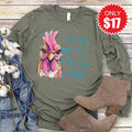 Chicken Drama Long Sleeve - Heather Olive - 17 product image 1