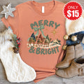 Merry and Bright Tee - Heather Terracotta - 15 product image 1