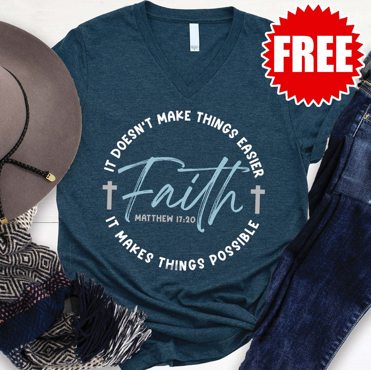 Faith V-Neck - 0