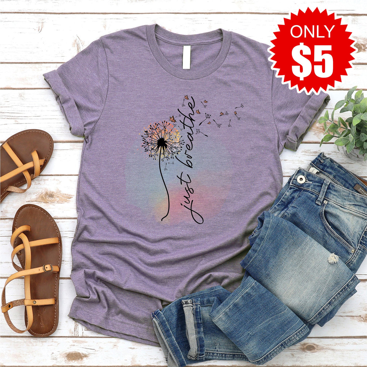 Just Breathe Tee - 5 product image 2