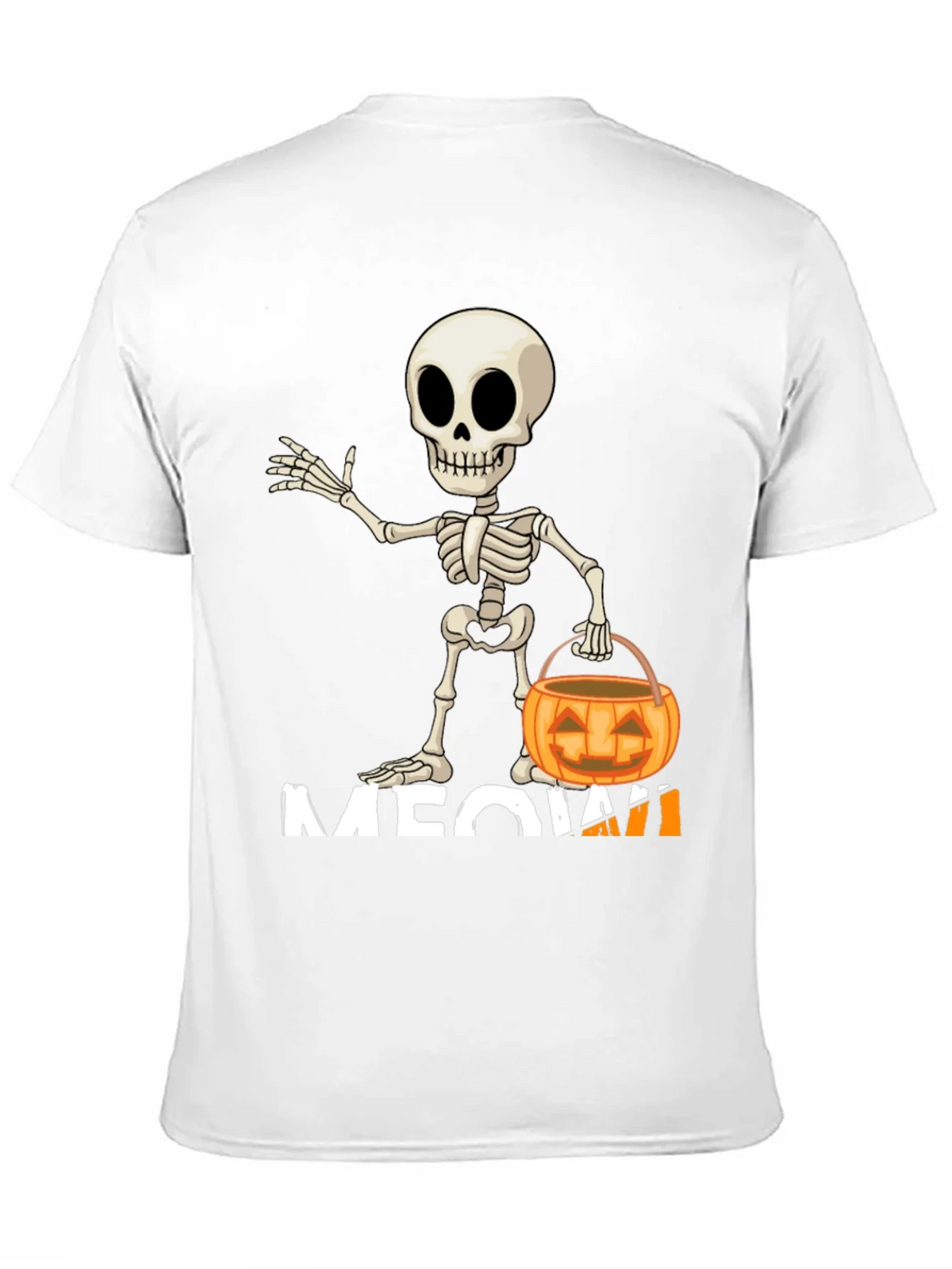 Halloween Skeleton Meow T-Shirt product image 10