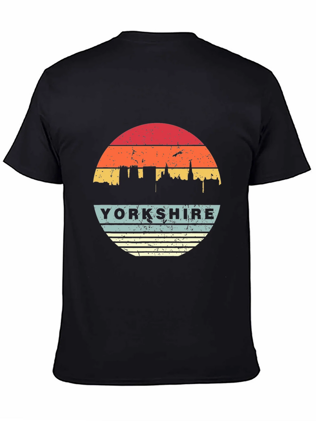 Yorkshire Retro Sunset Graphic T-Shirt product image 4
