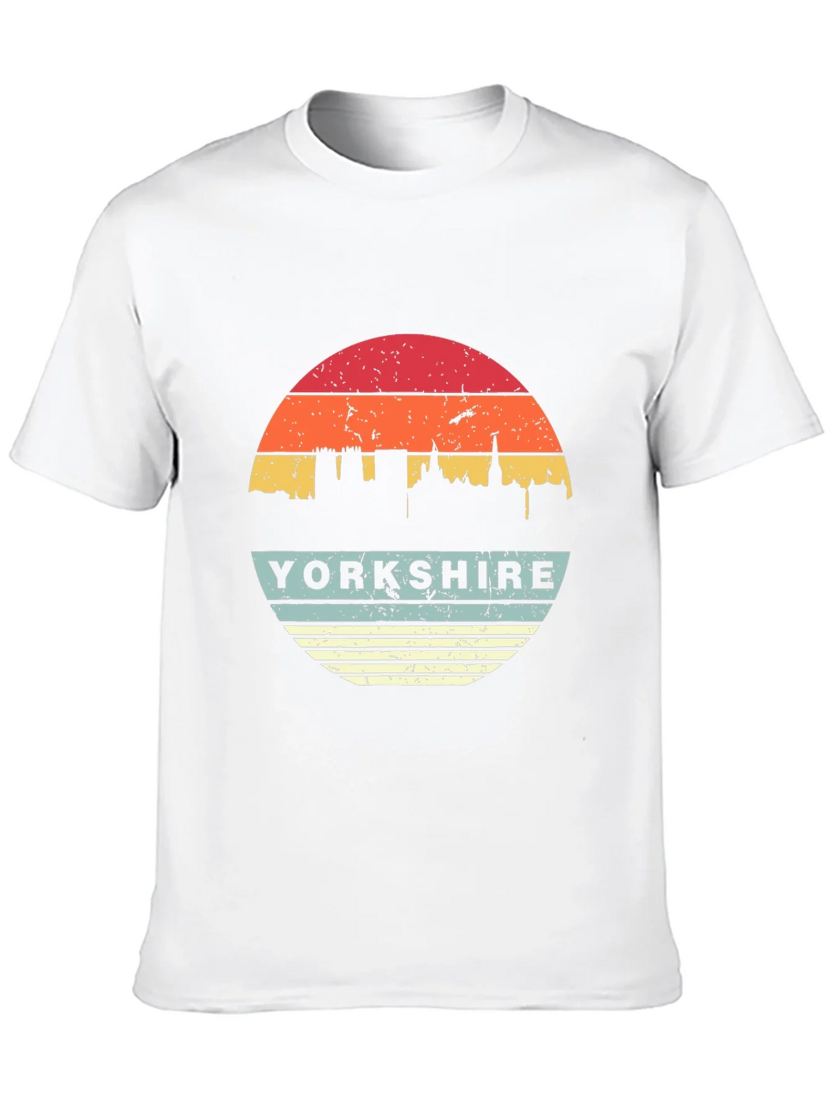 Yorkshire Retro Sunset Graphic T-Shirt product image 9