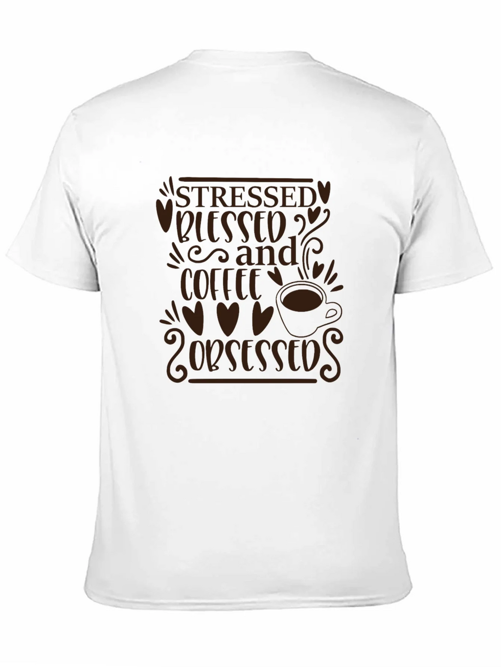 Stressed Blessed and Coffee Obsessed T-Shirt product image 10