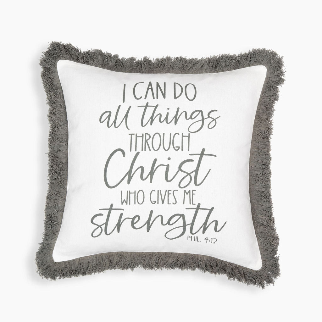 I Can Do All Things Prayer Pocket Pillow Cover