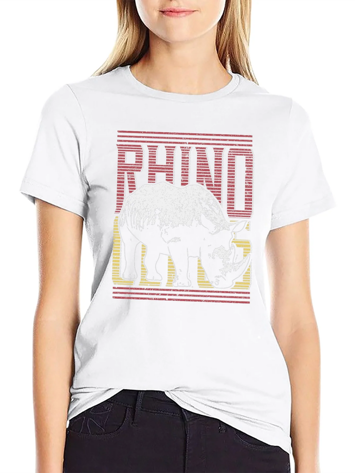 Rhino Graphic T-Shirt - Stylish Animal Tee product image 4