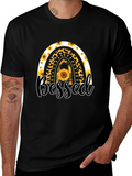 Blessed Sunflower Rainbow Graphic T-Shirt product image 1
